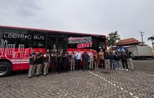 VKTR Uji Coba Bus Listrik Semarang, Solusi Transportasi Hijau Atasi Polusi Udara