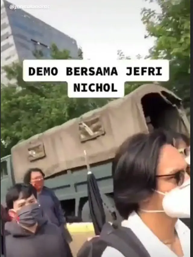 6 Momen Jefri Nichol Ikut Demo, Curi Perhatian Publik