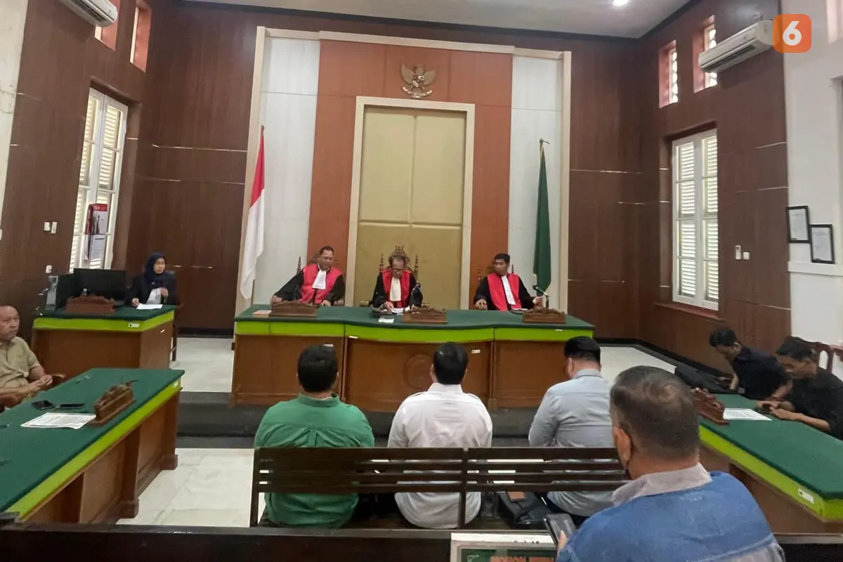 Suasana sidang perkara PKPU PT Aero Multi Karya di Pengadilan Niaga Makassar (Liputan6.com/Fauzan)
