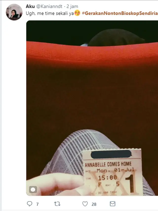 Gerakan Nonton Bioskop Sendirian
