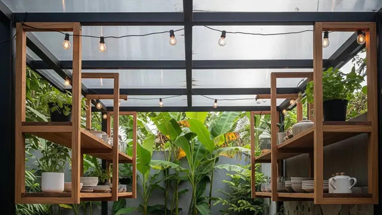 10 Inspirasi Dapur Outdoor Sederhana di Pekarangan Rumah Kecil Tren 2025, Hemat Budget