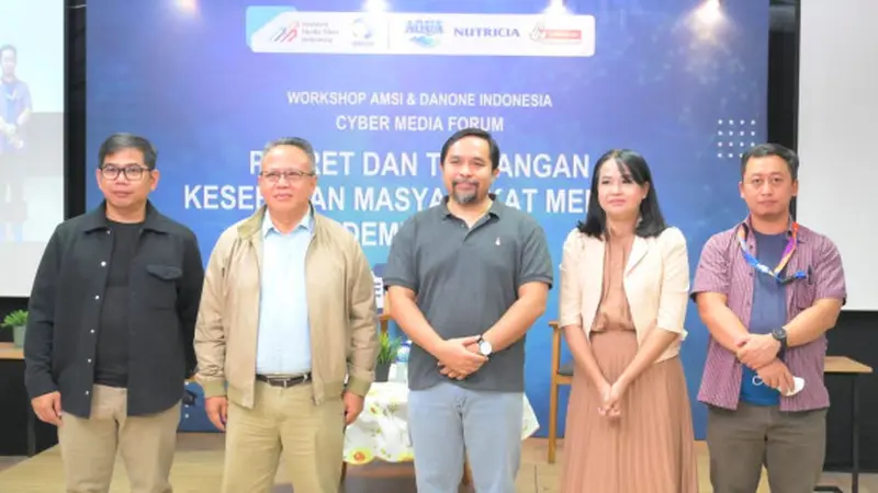 Dukung Edukasi Kesehatan Masyarakat, Danone Indonesia dan AMSI, Gelar Cyber Media Forum