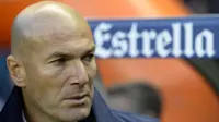 Zinedine Zidane memuji penampilan para pemain pelapis Real Madrid. (AFP/Miguel Riopa)