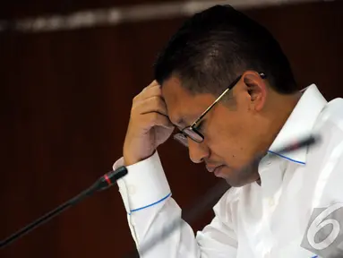 Sidang dengan terdakwa Anas Urbaningrum kembali digelar Pengadilan Tipikor, Jakarta, Kamis (26/6/2014) (Liputan6.com/Faisal R Syam)