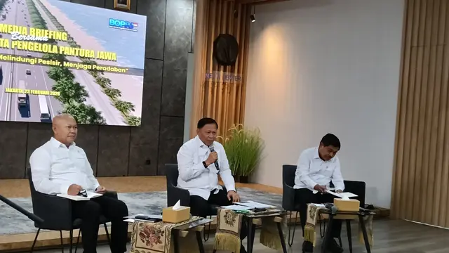 Kepala BOPPJ Didit Herdiawan Ashaf saat konferensi pers, Senin (23/2/2026). (Foto: Liputan6.com/Maulandy R)