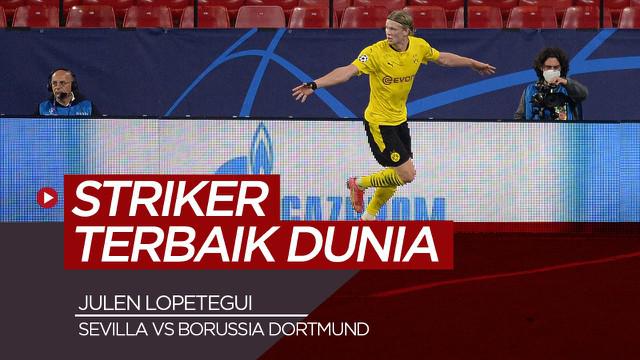 Berita video pernyataan pers Julen Lopetegui soal Erling Haaland, usai Sevilla ditaklukkan Borussia Dortmund, Kamis (18/2/21)