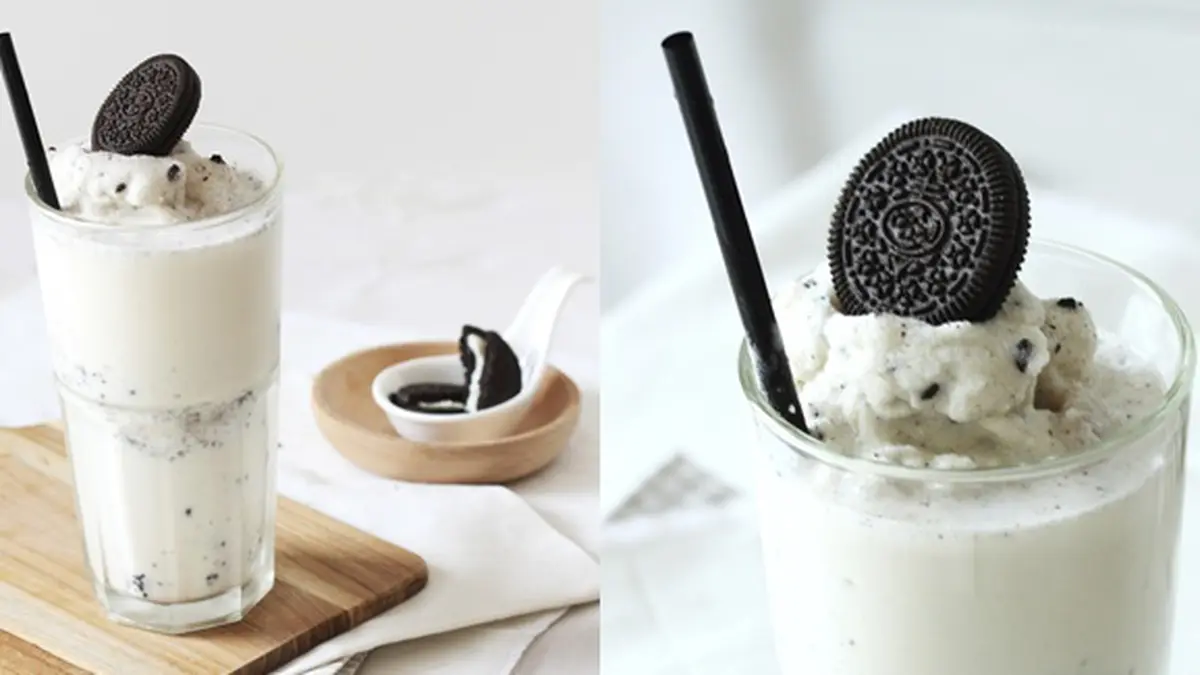 Resep Milkshake Oreo Lezat 3 Bahan - Lifestyle Fimela.com