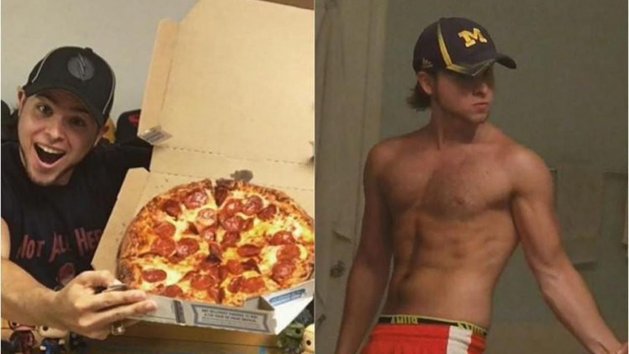 Makan Pizza Tiap Hari, Tubuh Pria Ini Tetap Ideal