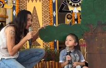 Potret Kompak Dahlia Poland dan Anak Ikut Lomba Mendongeng di Sekolah, Sukses Bawa Pulang Piala Juara Satu