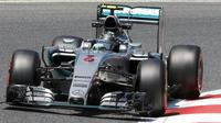 Rosberg tampil terdepan di GP Spanyol (Reuters/Gustai Nacarinu)