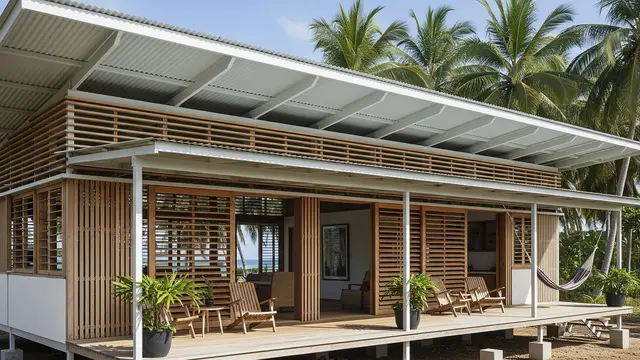 Desain Rumah Anti Gerah untuk Daerah Dekat Pantai/Gemini AI