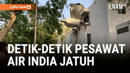 VIDEO: Detik-Detik Mencekam! Kamera CCTV Rekam Momen Lepas Landas dan Jatuhnya Pesawat Air India