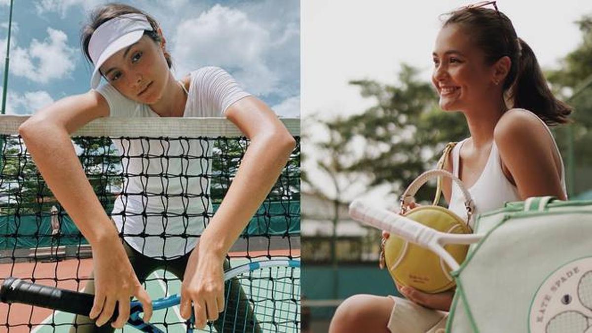 6 Gaya Amanda Rawles di Lapangan Tenis Ini Tampil Menawan