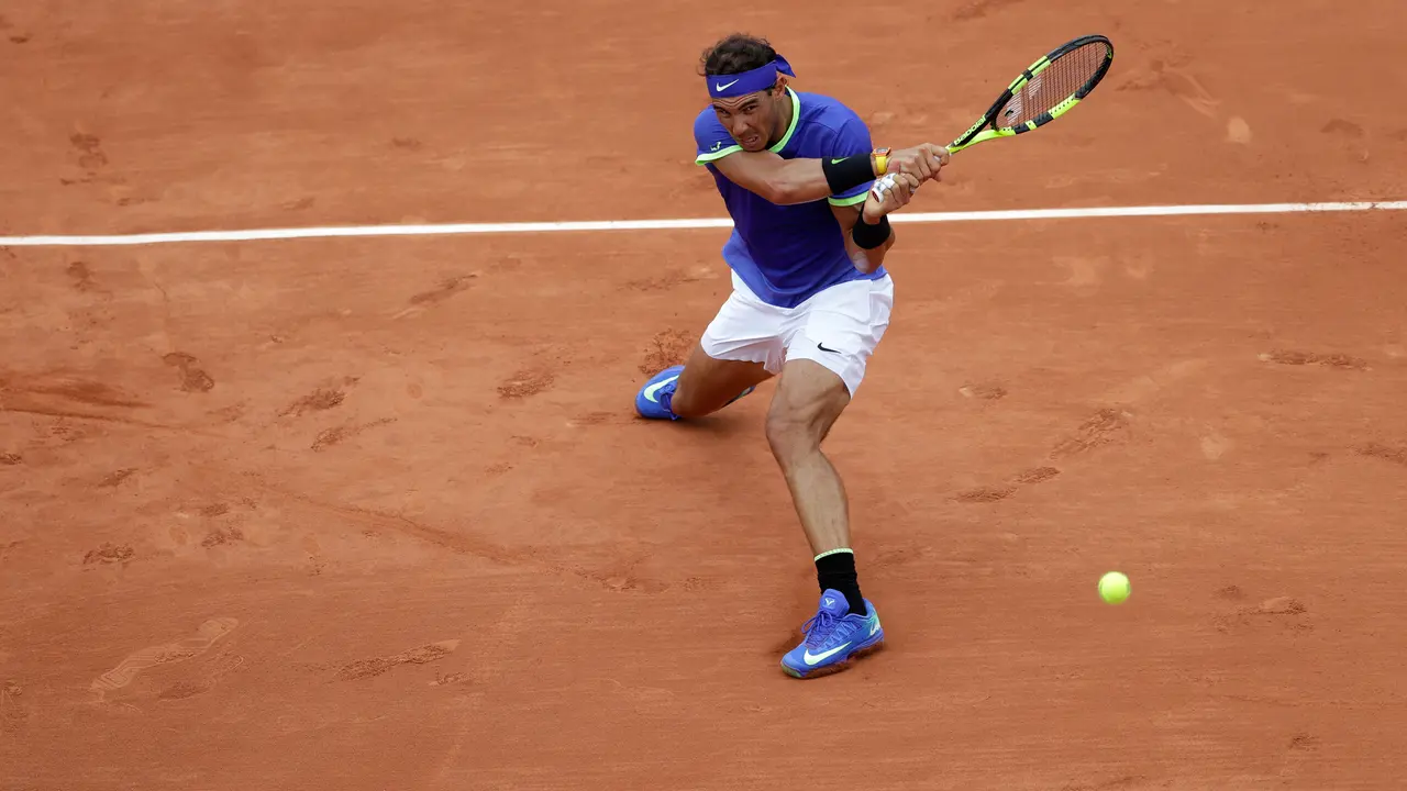 20170529-Nadal Lolos ke Babak Kedua Prancis Terbuka-AP