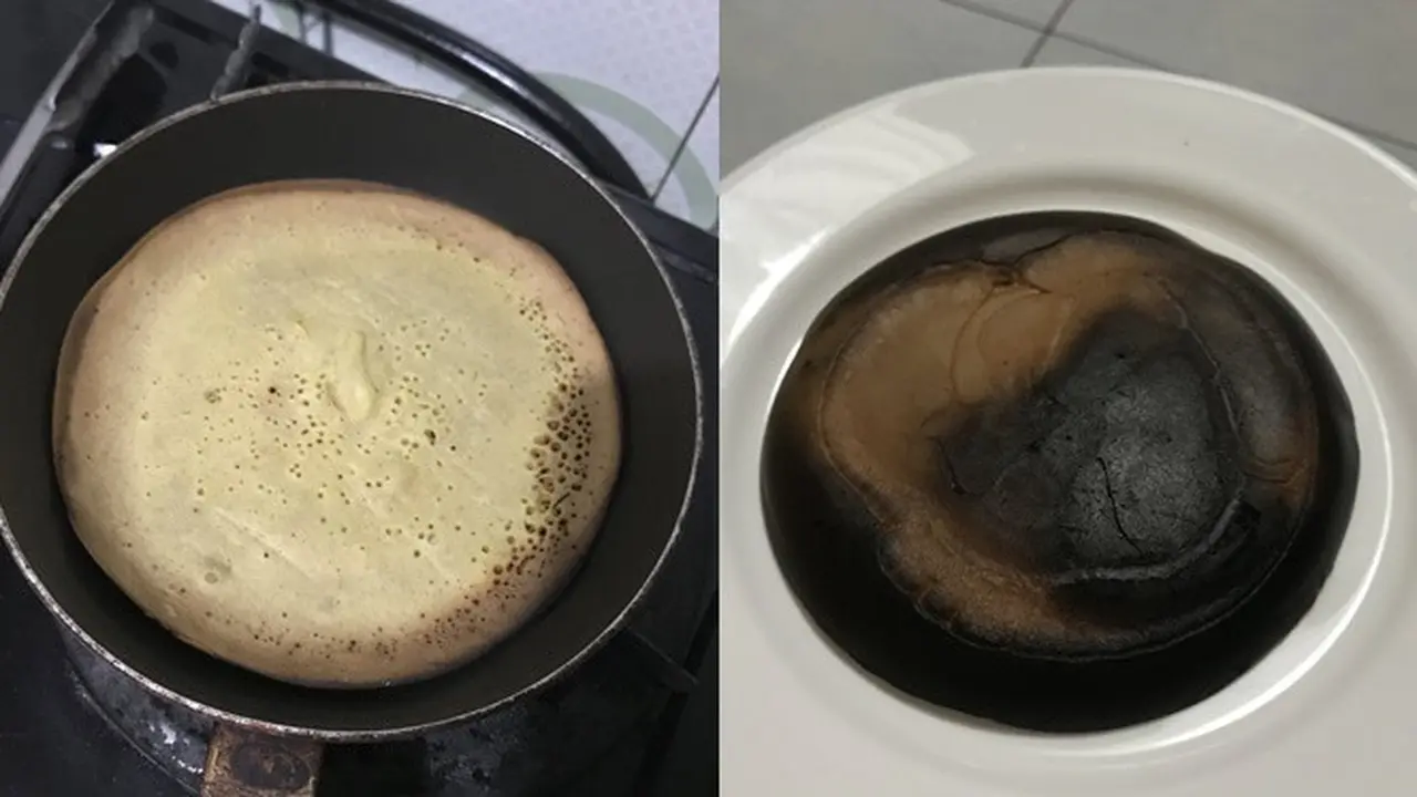 7 Potret Masakan Gagal ala Netizen, Dari Gosong Hingga Sekeras Batu