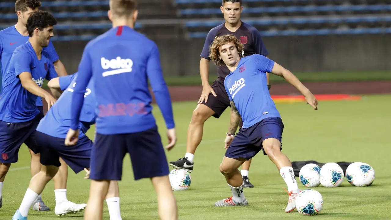 Intip Latihan Barcelona Jelang Hadapi Chelsea di Laga Pramusim