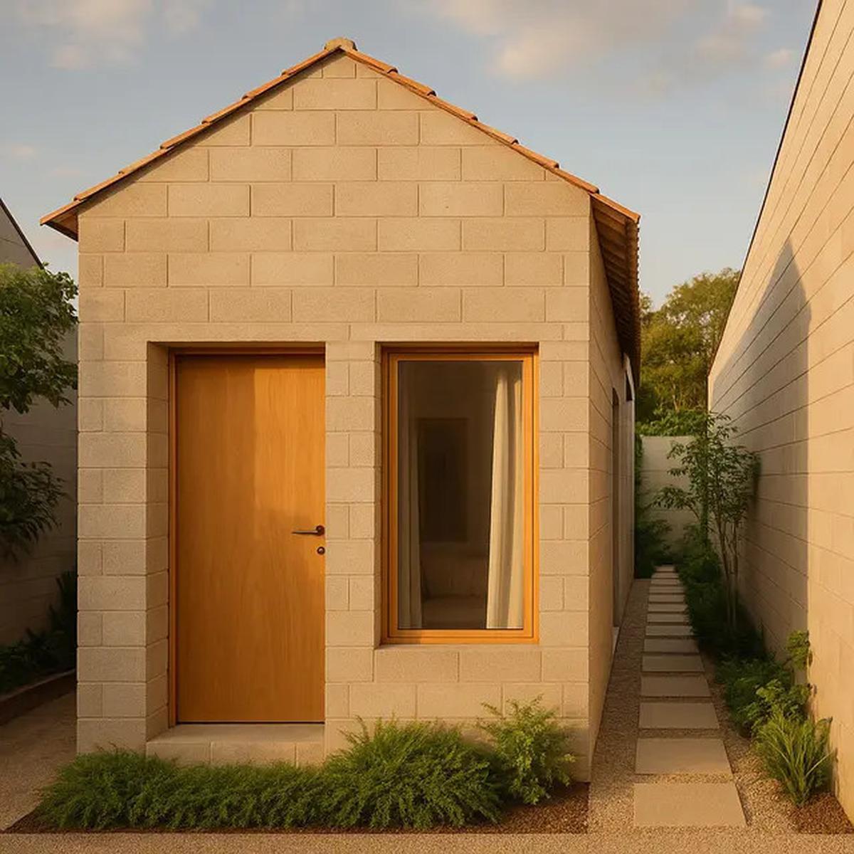 8 Model Rumah Kecil 1 Kamar dari Batako, Cocok untuk Pasangan Muda