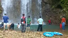 Wisatawan Tenggelam di Curug Tiga Sukabumi, Tim SAR Hadapi Kendala