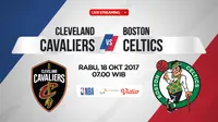 Jadwal NBA, Cleveland Cavaliers vs Boston Centics. (Bola.com/Dody Iryawan)