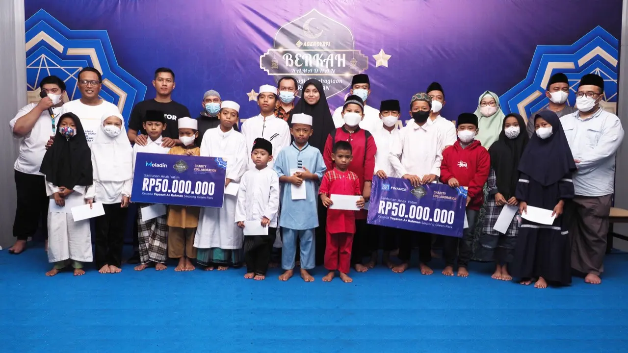 GENFI Berkah Ramadan, Berbagi Kebahagian ke Ratusan Anak Yatim di Tangsel