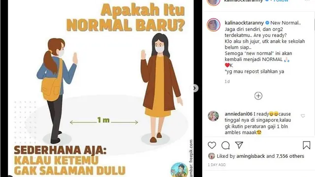 Kalina Ocktaranny perihal New Normal