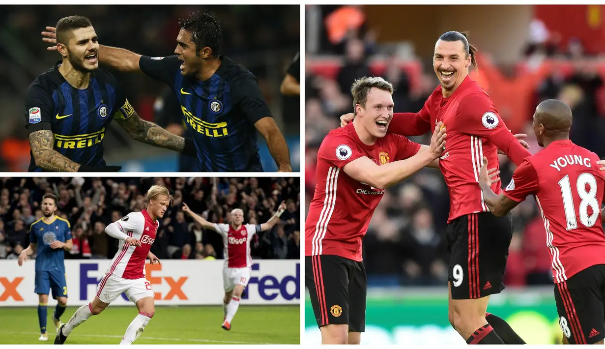 Inilah 6 klub top yang absen di Liga Champions 2016-2017. Manchester United, Liverpool, Chelsea, dan duo Milan masuk dalam daftar tersebut. (AFP-Reuters)