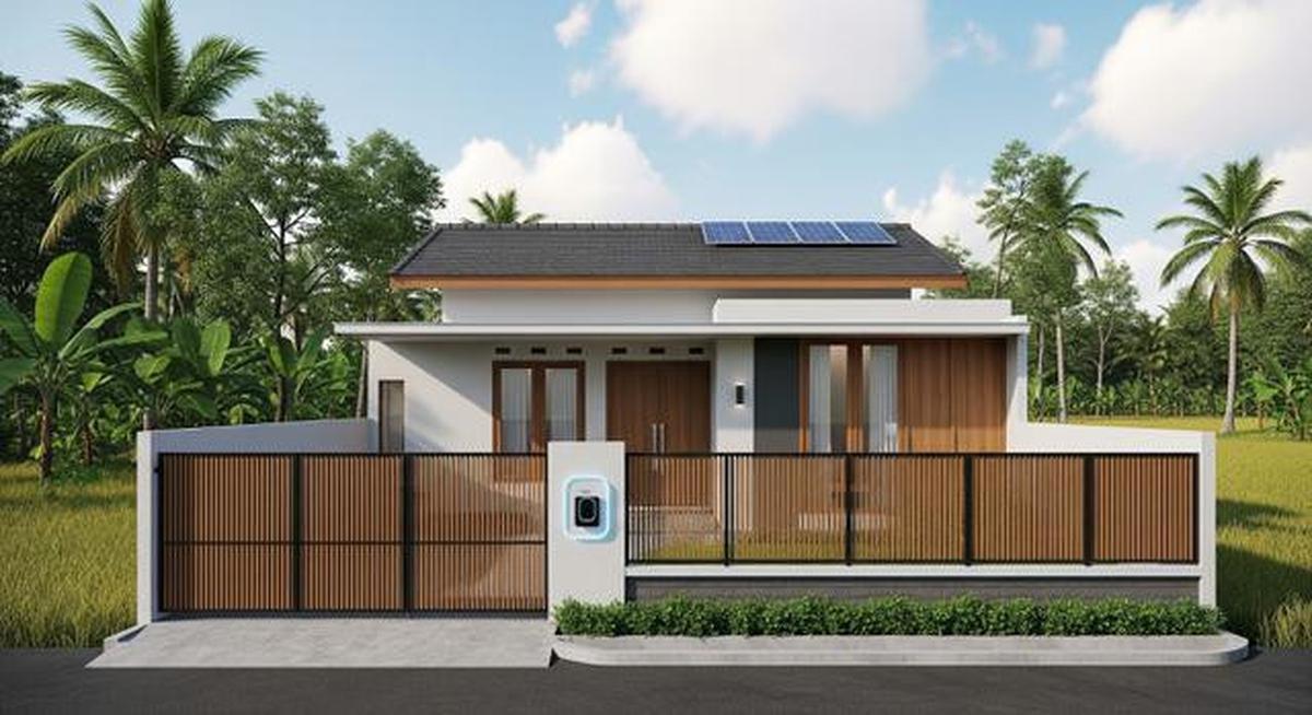 8 Desain Rumah Kecil tapi Luas dengan Pagar Aluminium Motif Kayu, Modelnya Disukai Gen-Z