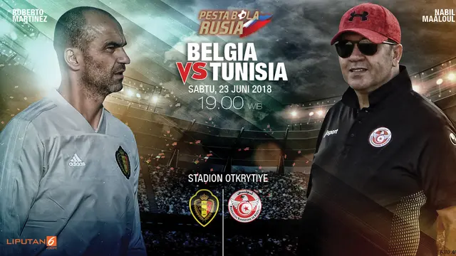 Prediksi Belgia vs Tunisia
