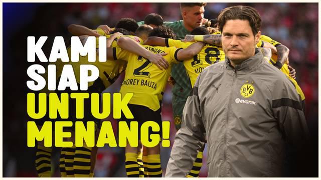 Berita video pelatih Borussia Dortmund, Edin Terzic, memastikan tim asuhannya siap melawan dan menang kala bertemu Real Madrid di final Liga Champions, Minggu (2/6/2024) dini hari WIB.