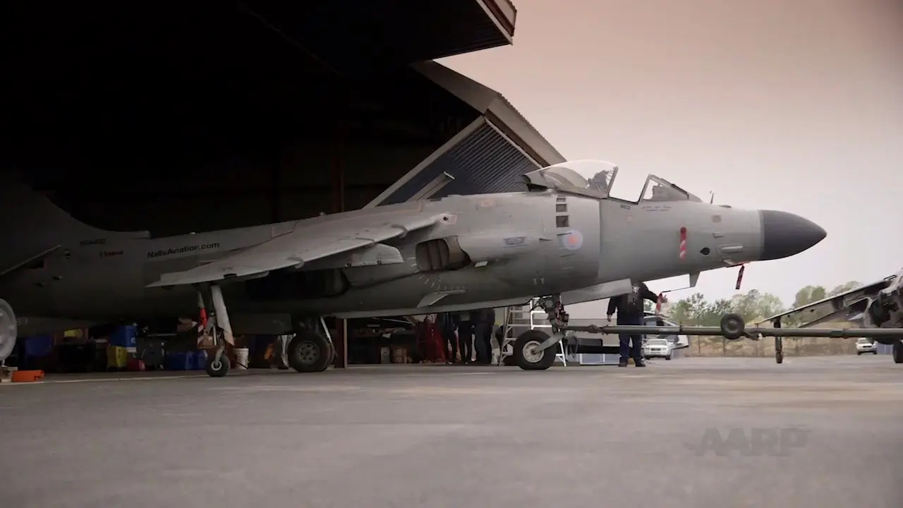 Wow, Pria Ini Miliki Koleksi Pesawat Jet Tempur Sea Harrier 