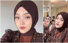 Cantik dan Anggun, Potret Putri Delina Terlihat Menawan Kenakan Kebaya Cokelat saat Hadiri Tasyakuran Mahalini