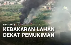 Kebakaran Lahan Dekat Permukiman, Imbas Bakar Sampah Sembarangan