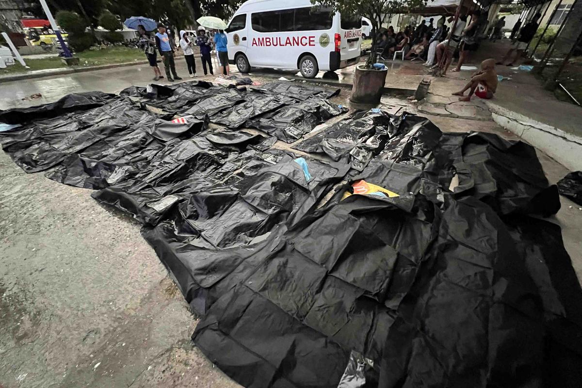 FOTO: Gempa Dahsyat Guncang Filipina Tengah, Puluhan Warga Tewas