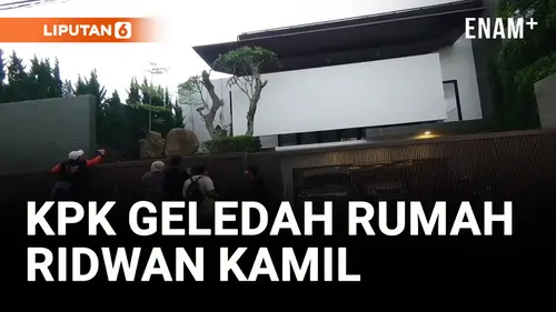 VIDEO: KPK Geledah Rumah Ridwan Kamil di Bandung Terkait Dugaan Korupsi Dana Iklan Bank BJB