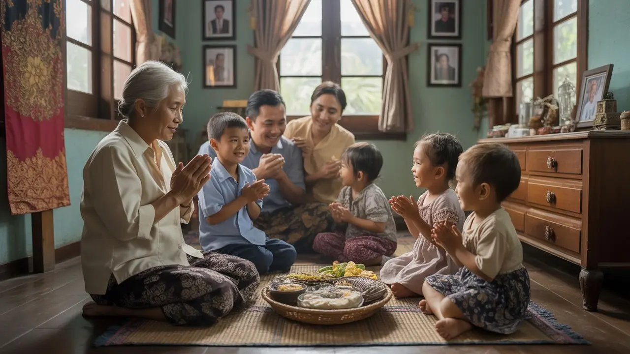 contoh pengamalan sila 1-5 di lingkungan keluarga