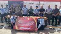 Deklarasi Zero Halinar, Rutan Humbahas Musnahkan Barang Hasil Penggeledahan