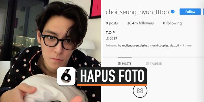 VIDEO: T.O.P BigBang Hapus Semua Foto Instagram, Ada Apa?