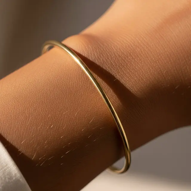 Gelang Emas 4 Gram Tipis Cocok untuk Kulit Sawo Matang