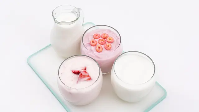 Ilustrasi makanan probiotik