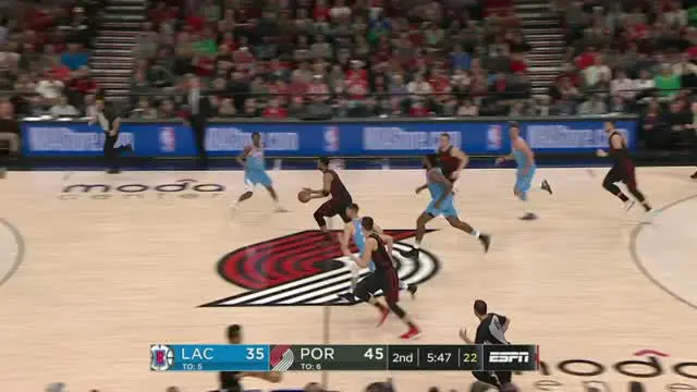 VIDEO : Cuplikan Pertandingan NBA, Trail Blazers 105 vs Clippers 96