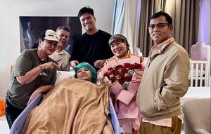 Momen Indah istri Frans Faisal melahirkan anak pertama. [IG: @fransfaisal_]