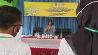 Suasana pelatihan Training of Trainer (TOT) Pertanian Cerdas Iklim atau Climate Smart Agriculture (CSA) proyek SIMURP Kementan yang digelar 10-14 Agustus 2020 di Kabupaten Banyuasin, Sumatera Selatan. (Ist)