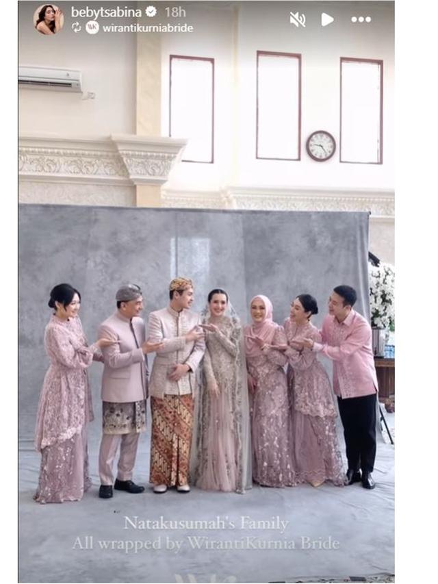 6 Potret Acara Ngunduh Mantu Beby Tsabina, Dihadiri Kaesang dan Erina Gudono