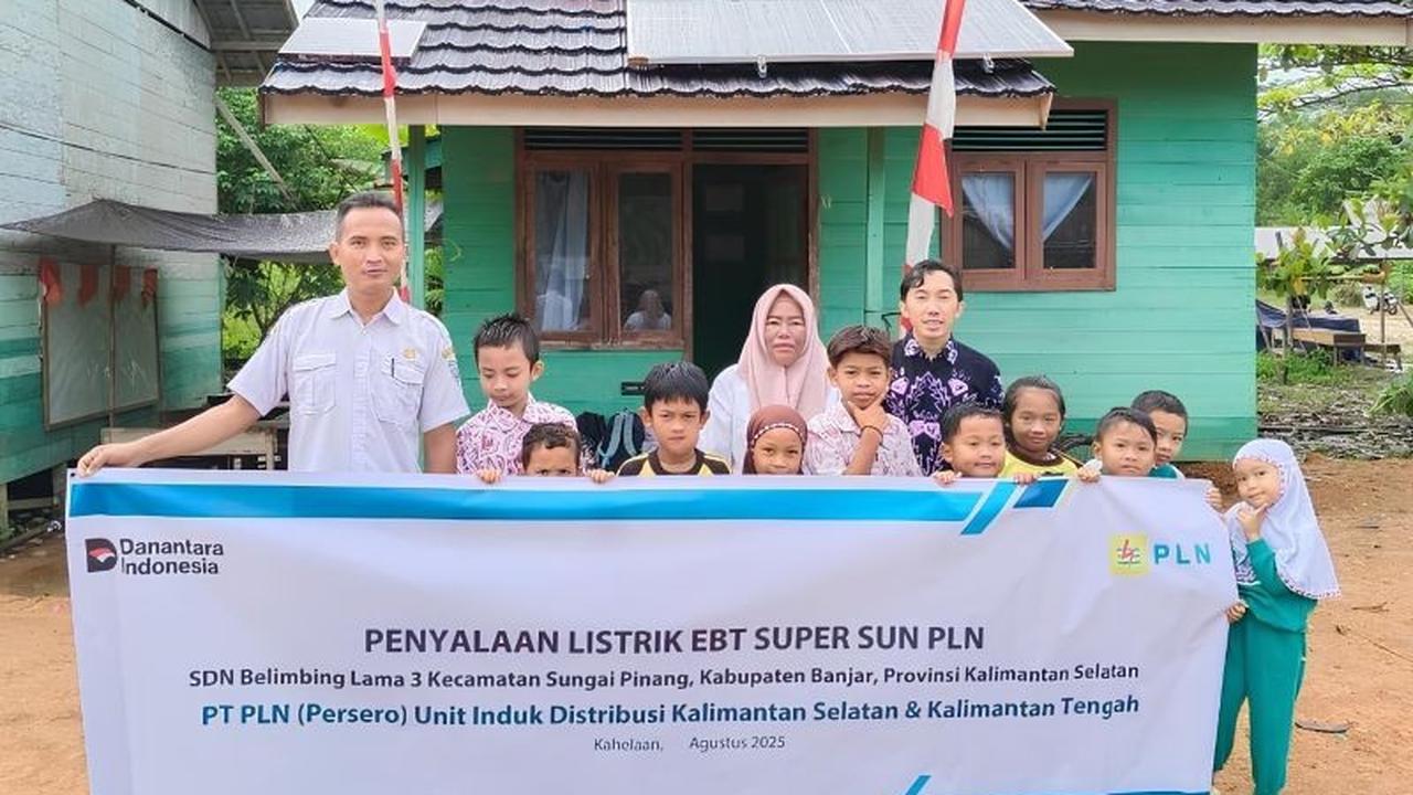 Tahukah Anda, SuperSUN PLN Kalselteng: Inovasi 1.300 VA Terangi SDN Belimbing Lama 3 di Pelosok Kalsel