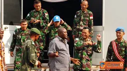 Citizen6, Kongo: Kedatangan Komandan Brigade FARDC beserta Staf disambut secara langsung oleh Komandan Satgas Letnan Kolonel Czi Sapto Widhi Nugroho beserta Staf terkait. (Pengirim: Badarudin Bakri)