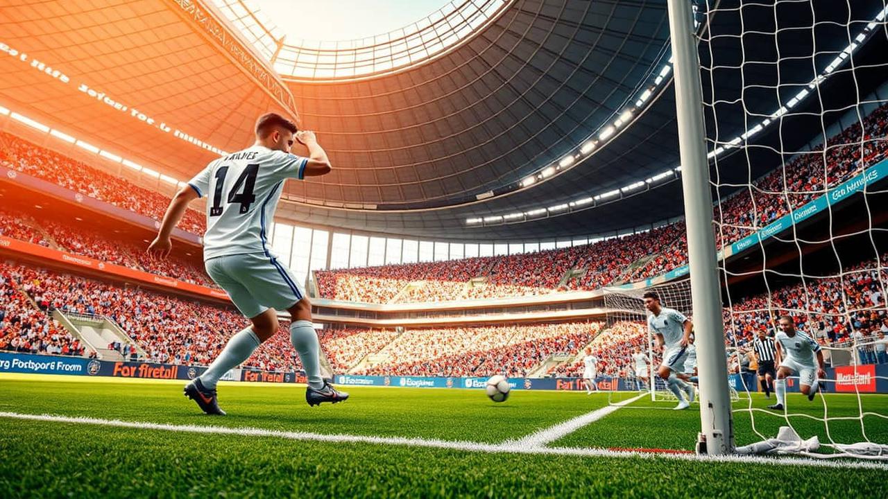 trik corner langsung gol ps3