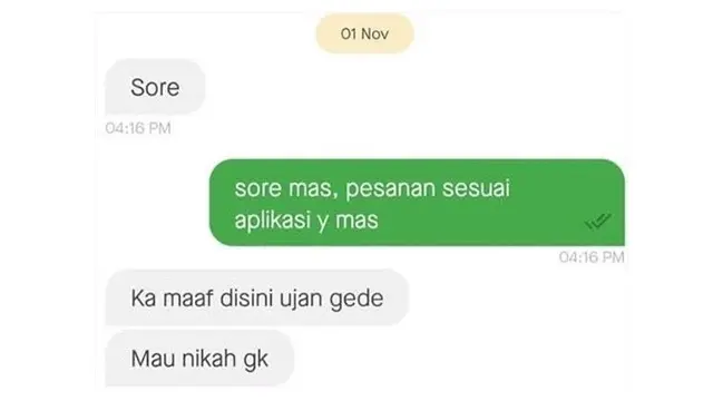 Obrolan Enggak Nyambung Driver Ojek Online dan Penumpang Ini Bikin Emosi