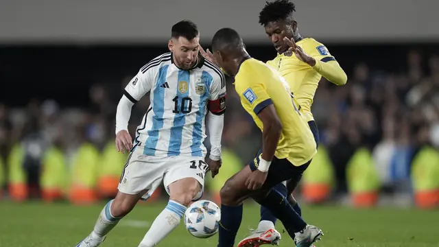 FOTO Argentina Vs Ekuador