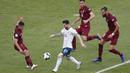 Lionel Messi masih belum menunjukkan performa terbaiknya di sepanjang gelaran Copa America 2019. (AP/Silvia Izquierdo)