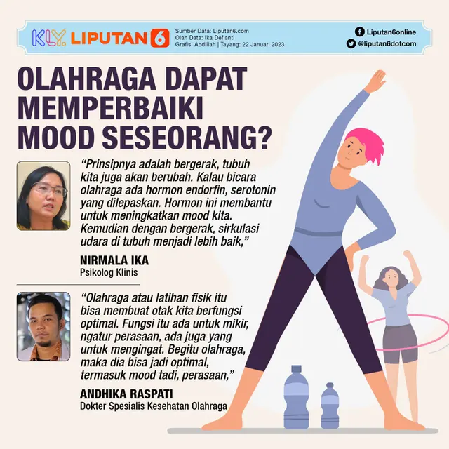 Olahraga Dapat Memperbaiki Mood Seseorang (Liputan6.com/Abdillah)